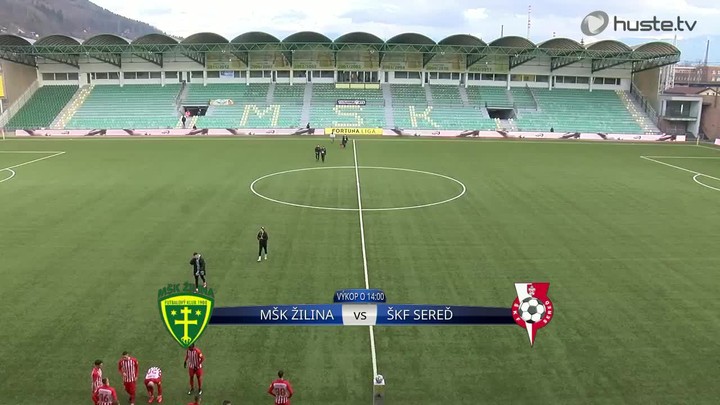 ZOSTRIH: MŠK Žilina - ŠKF Sereď 0:0